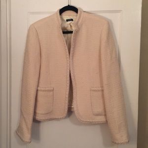 J. Crew Cream Tweed Jacket
